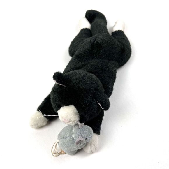 DAKIN APPLAUSE Cat Mouse Hand Puppet Full Body Plush w Sound VTG WORKS 20 in - Picture 2 of 8